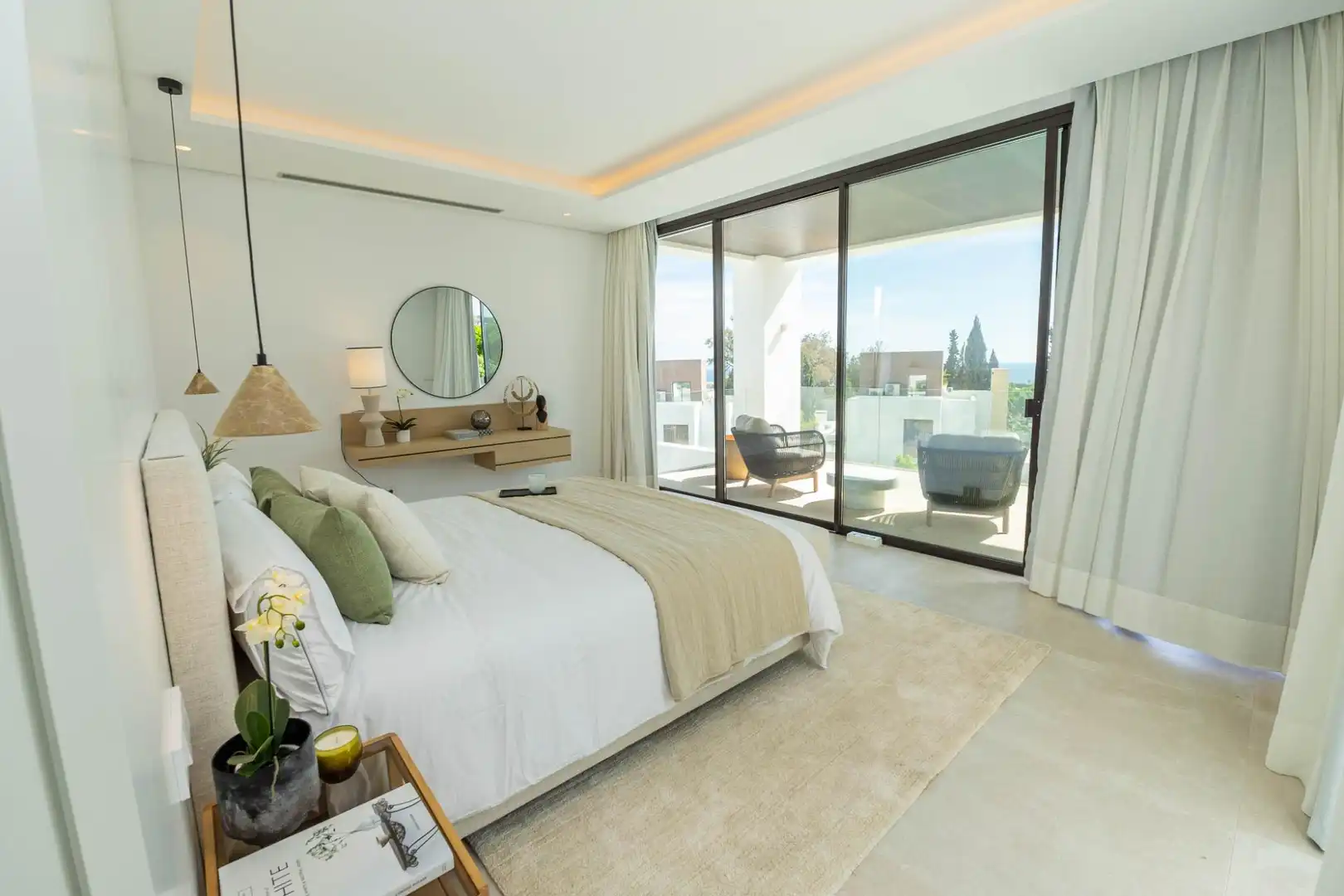 Habitación de Casa o chalet en venta en Marbella con Aire acondicionado, Jardín privado y Terraza