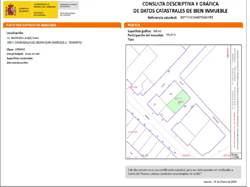 Residential for sale in Granadilla de Abona