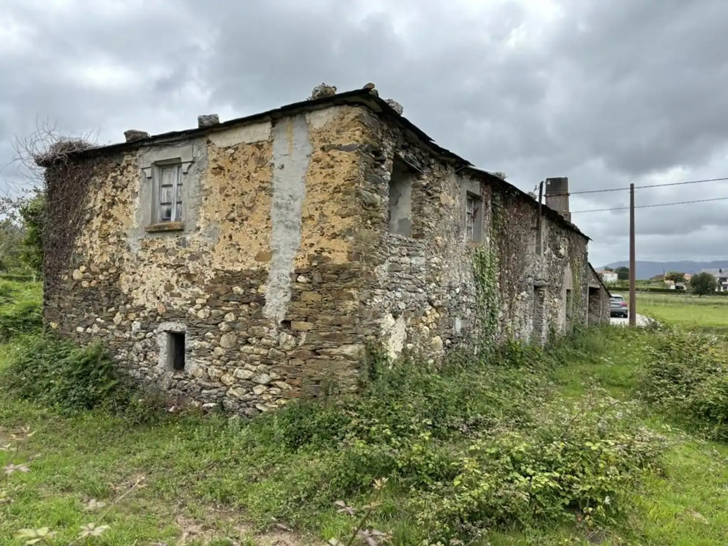 Vista exterior de Finca rústica en venda en Ortigueira amb Jardí privat
