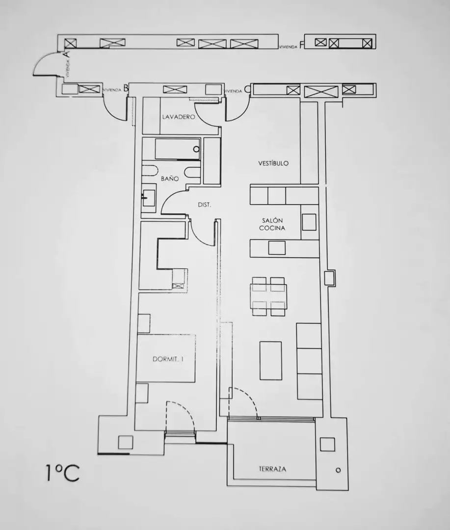 Apartamento de alquiler en Vigo  con Calefacción, Terraza y Amueblado