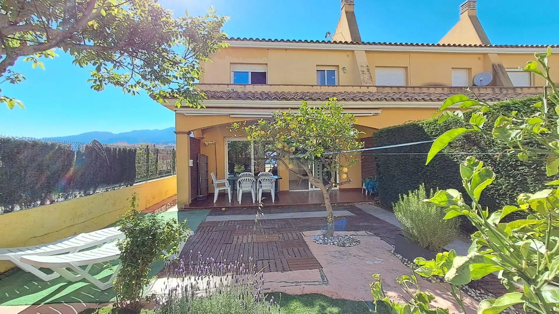 Garden of Detached homes for sale in Mont-roig del Camp  with Air Conditioner, Furnished and Balcony