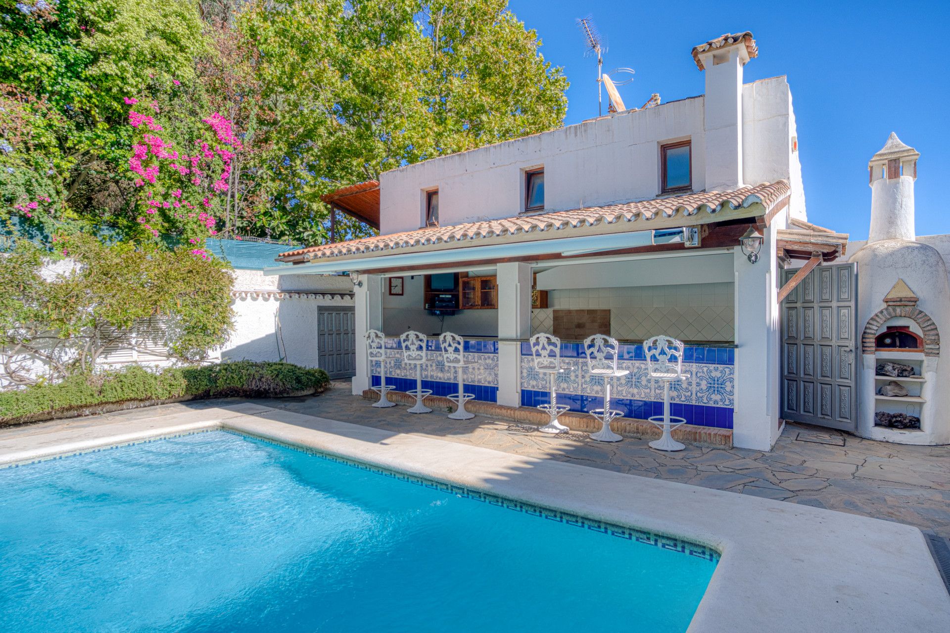 Garden of House or chalet for sale in Estepona  with Air Conditioner, Private garden and Terrace