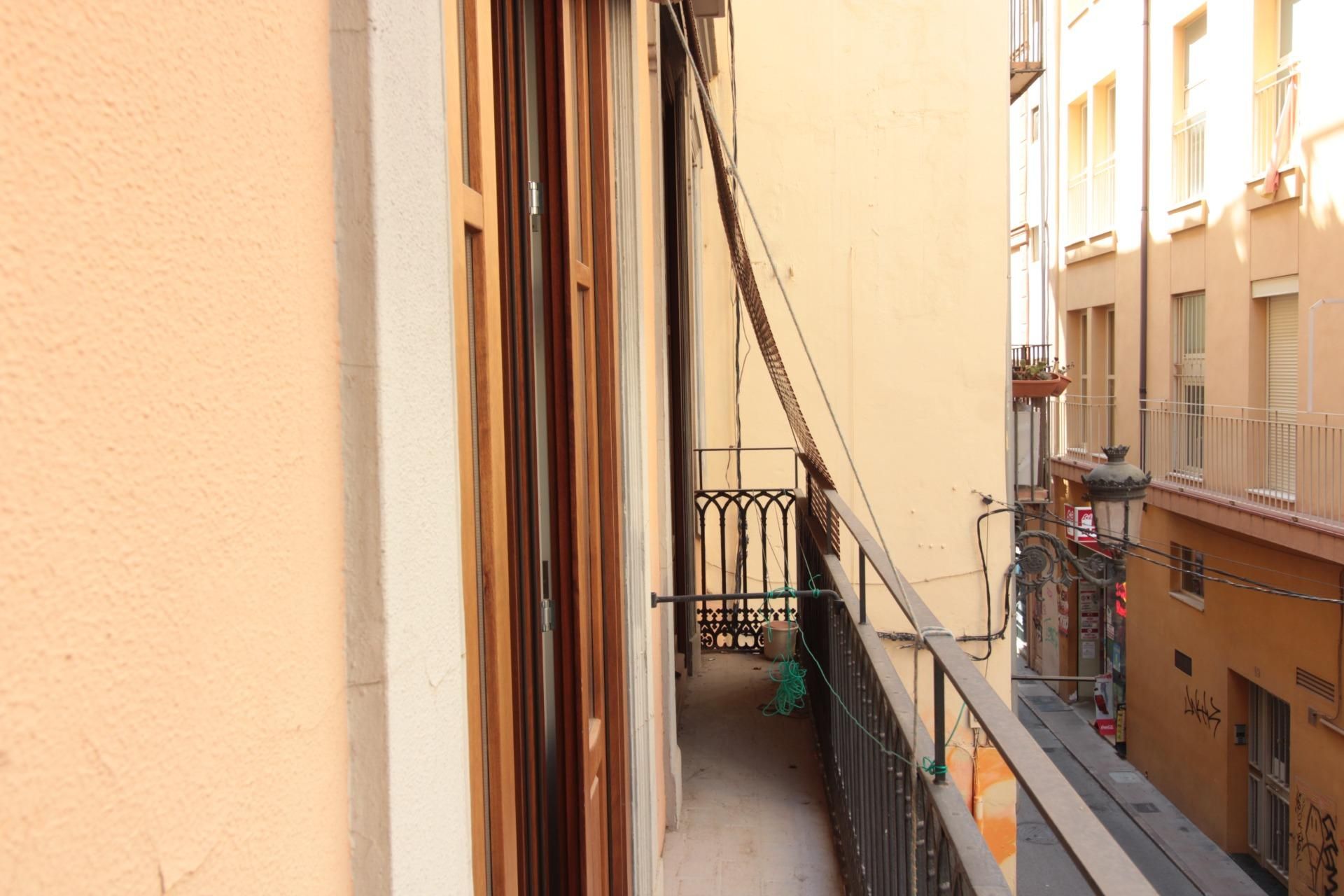 Balcony of Flat for sale in  Valencia Capital  with Air Conditioner, Heating and Parquet flooring
