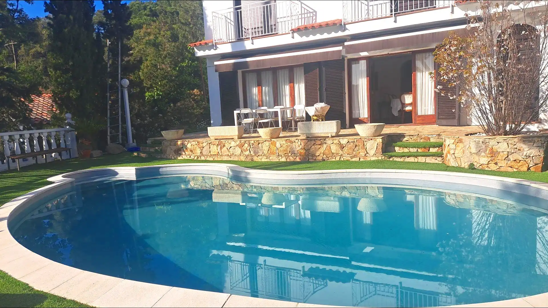 Piscina de Casa o xalet en venda en Lloret de Mar amb Jardí privat, Terrassa i Traster