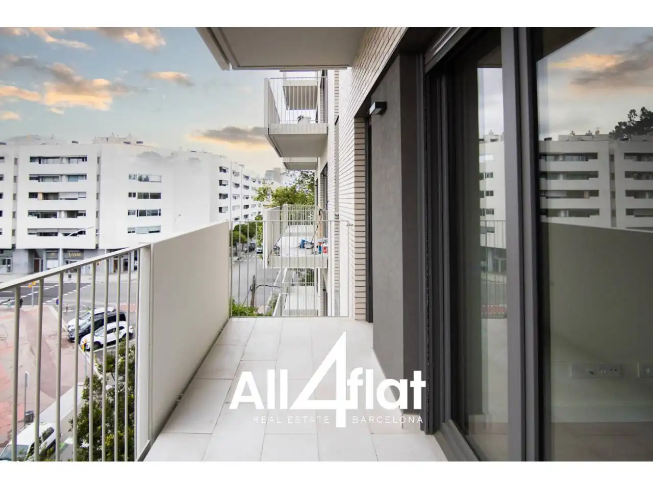 Terrasse von Wohnung zur Miete in Barcelona mit Klimaanlage, Heizung und Parkett