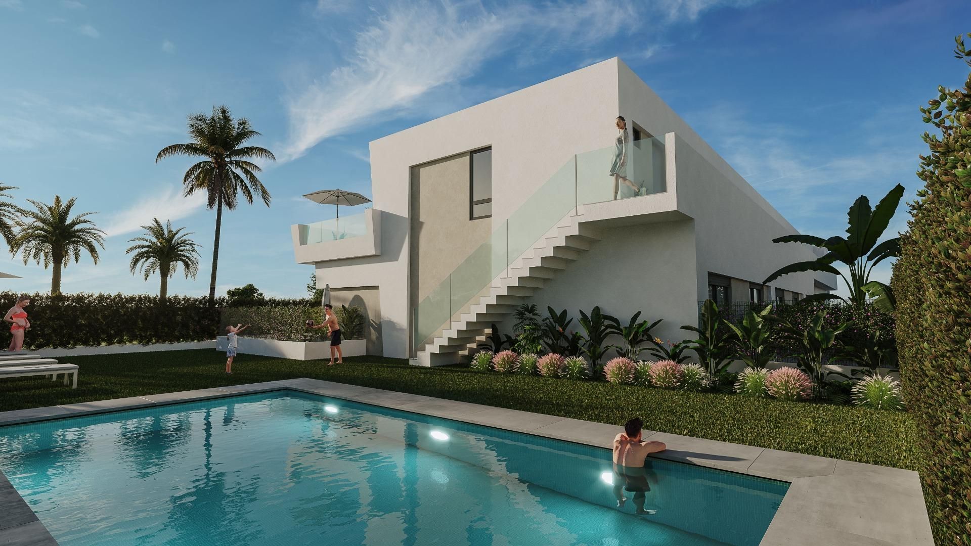 Swimming pool of Planta baja for sale in Jerez de la Frontera  with Heating, Terrace and Storage room