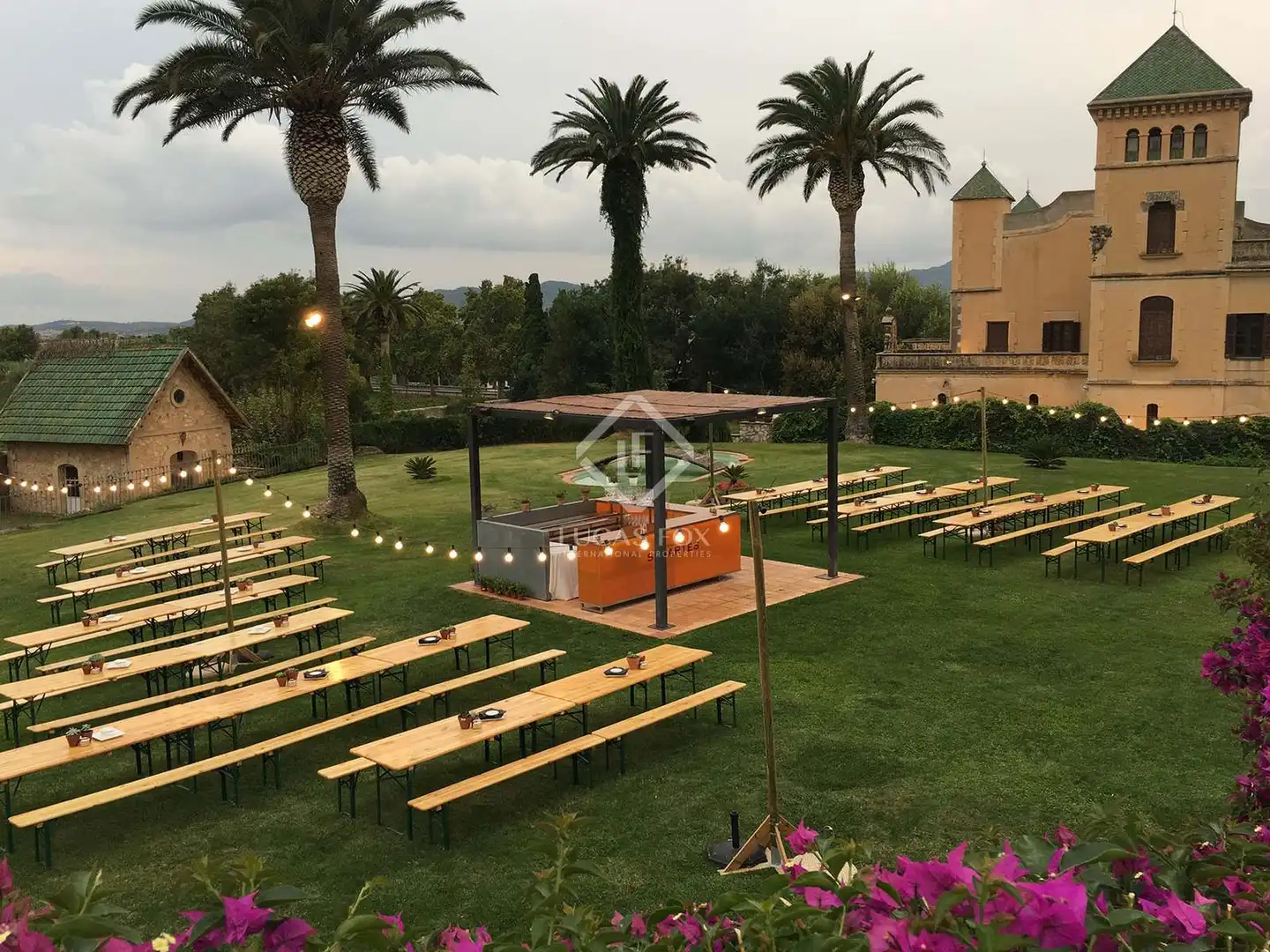 Terraza de Finca rústica en venta en Banyeres del Penedès con Jardín privado, Terraza y Piscina