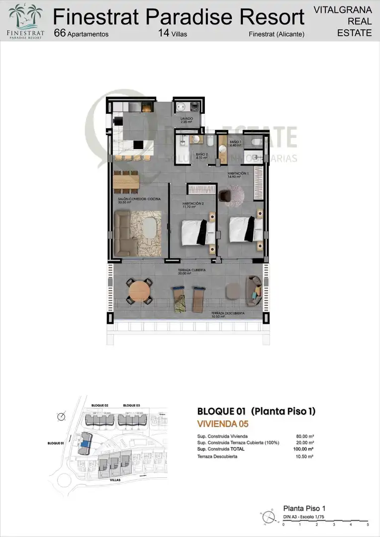 Wohnung mit Terrasse zum Verkauf in Calle Calle Equador, imagen 29