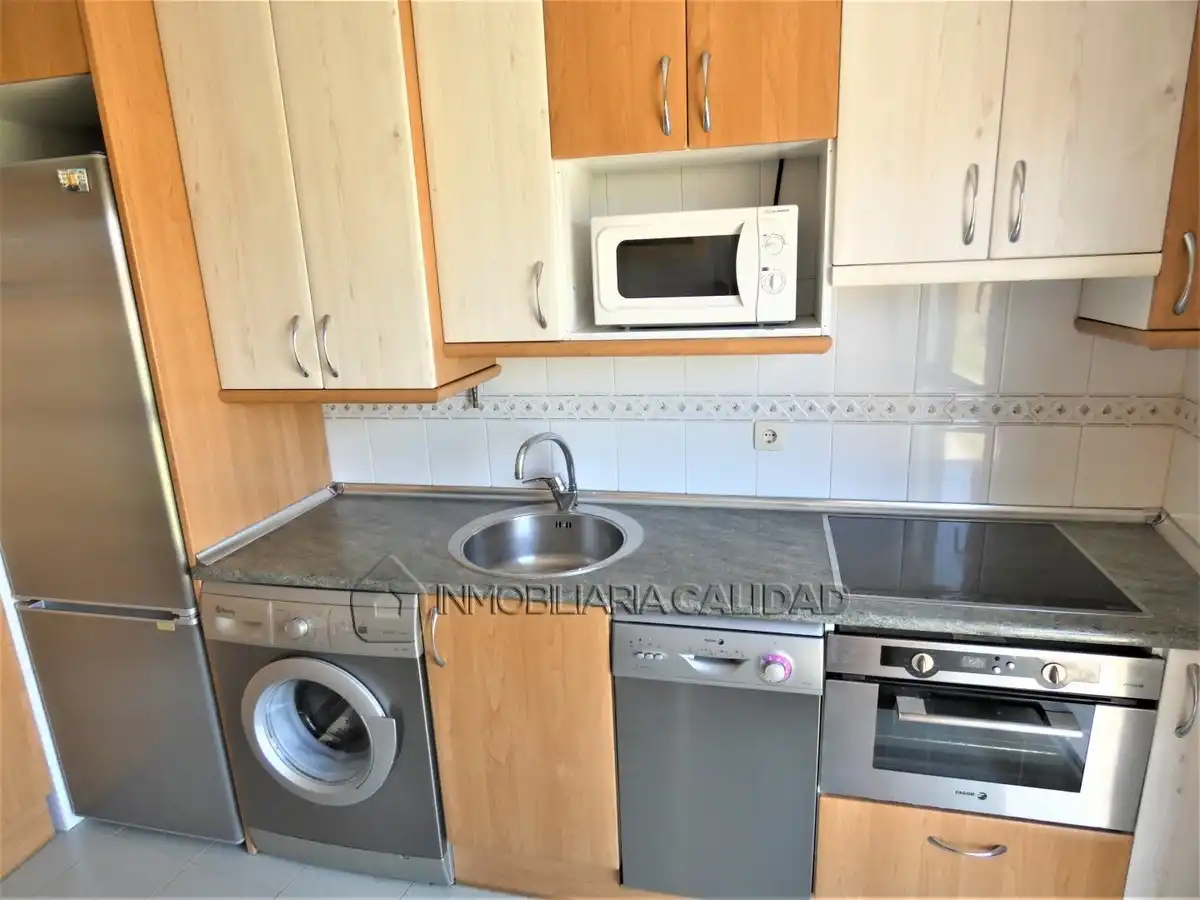 Kitchen of Flat for rent in Burgos  with Heating, Terrace and Furnished