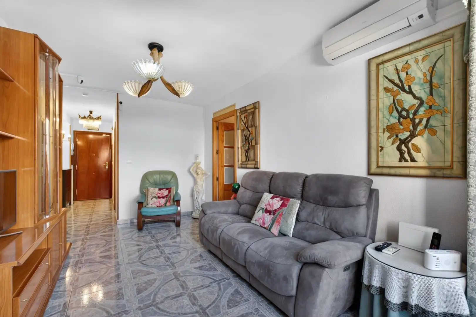 Sala d'estar de Pis en venda en Málaga amb Aire condicionat i Calefacció