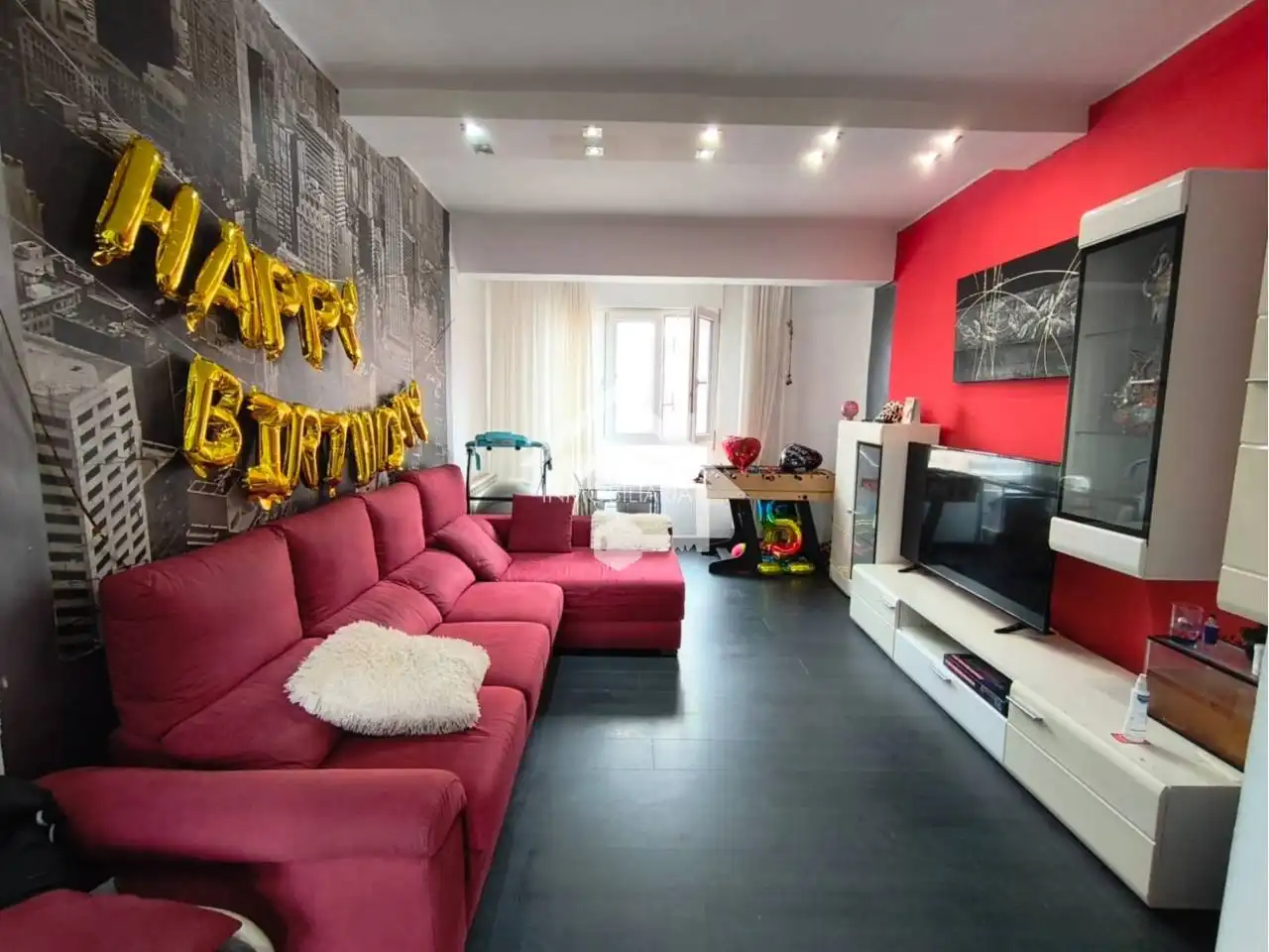 Sala de estar de Piso en venta en Fuenmayor con Calefacción, Terraza y Trastero