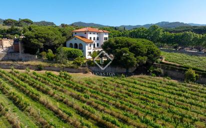 Exterior view of Country house for sale in Alella  with Private garden, Terrace and Storage room
