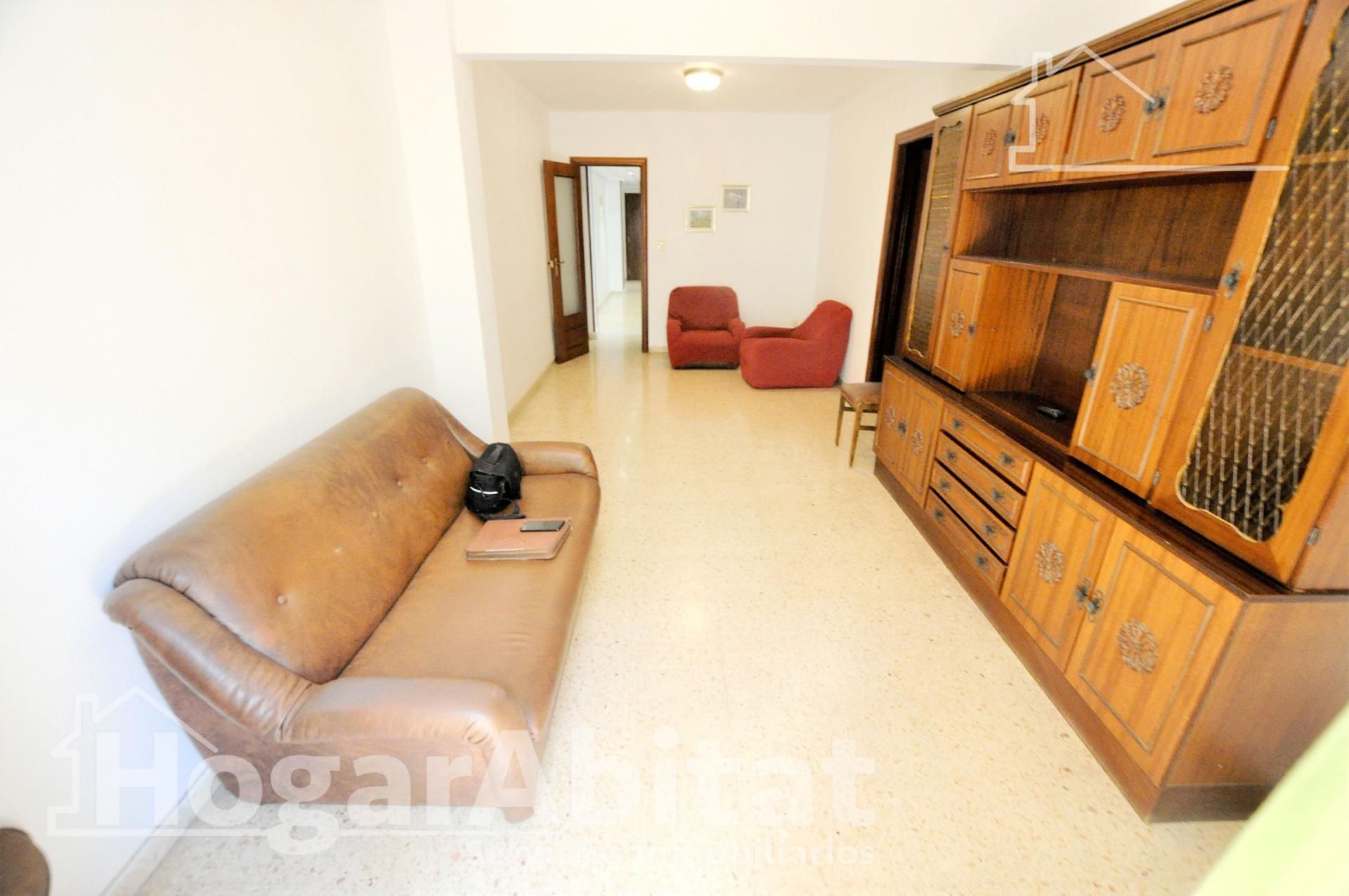 Living room of Flat for sale in El Puig de Santa Maria  with Air Conditioner, Heating and Balcony
