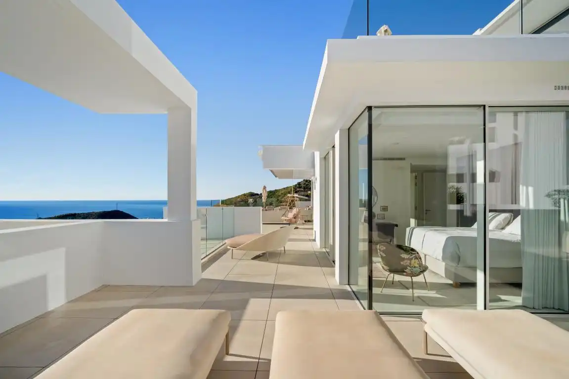 Terraza de Ático en venta en Ojén con Aire acondicionado, Terraza y Piscina