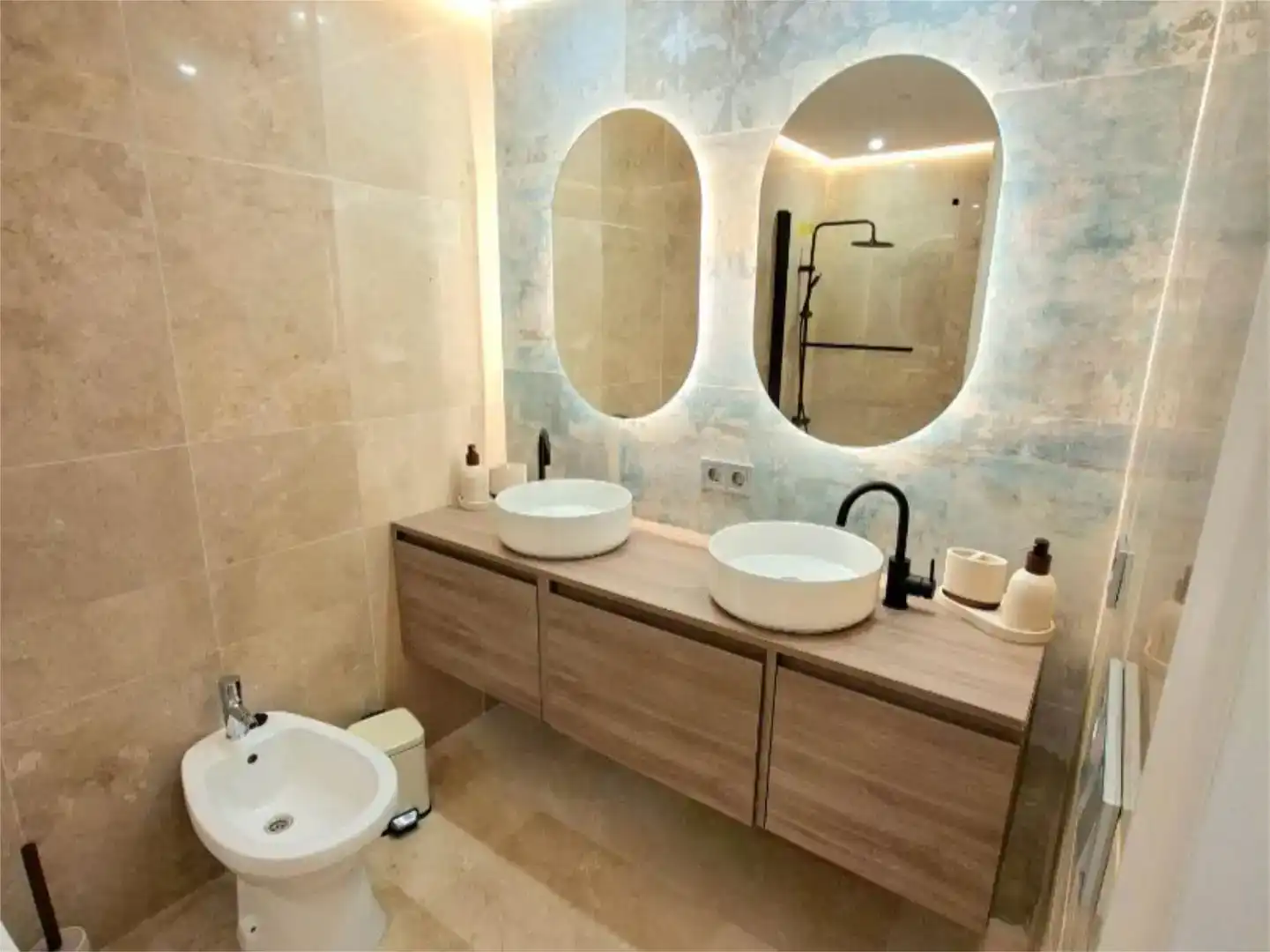 Bathroom of Flat for sale in Manilva  with Air Conditioner and Swimming Pool