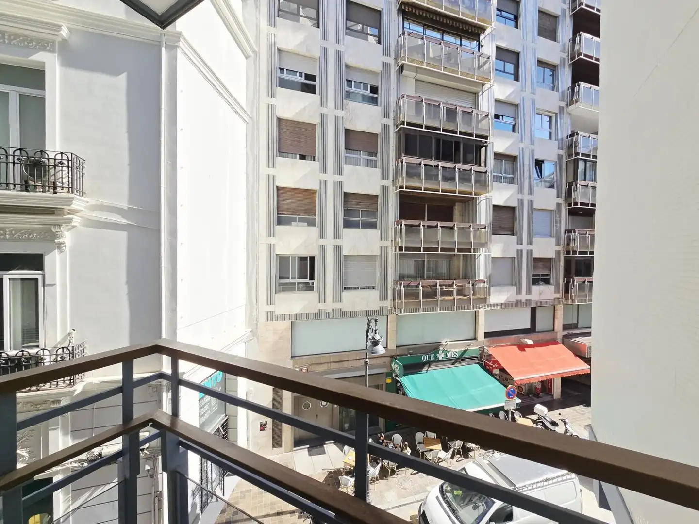 Balcony of Flat for rent in Valencia  with Parquet flooring and Terrace