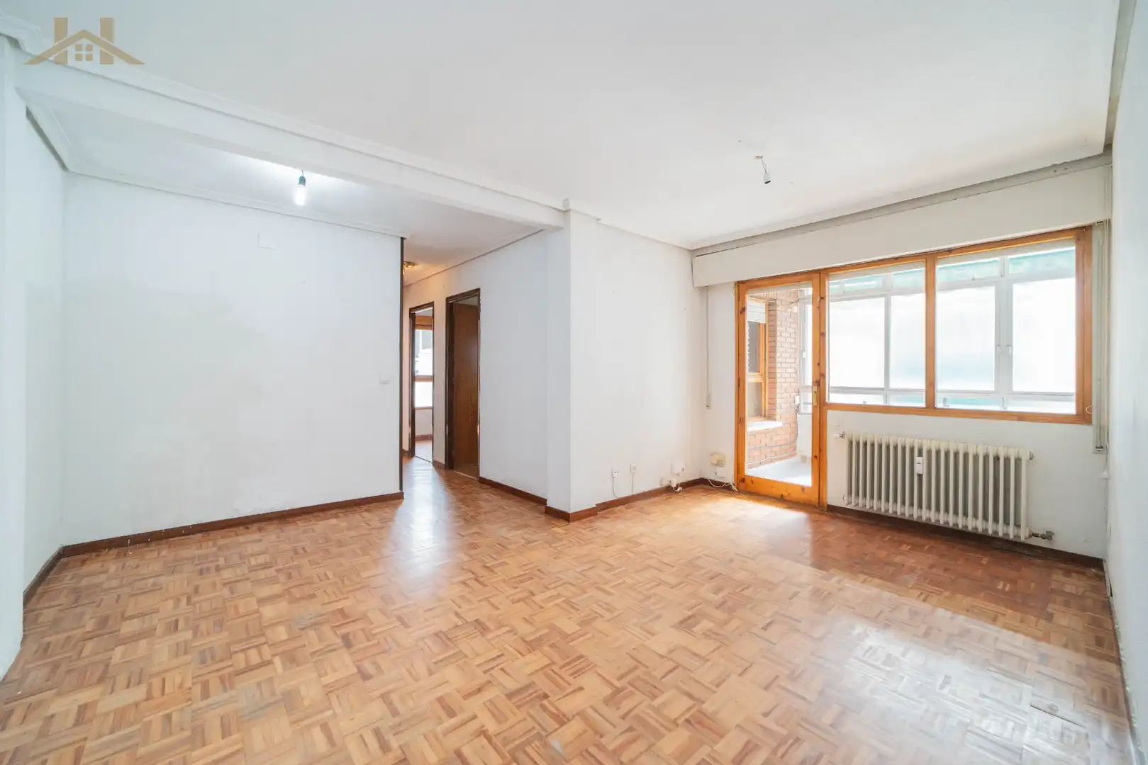 Wohnzimmer von Wohnung zum Verkauf in Fuenlabrada mit Heizung, Parkett und Terrasse
