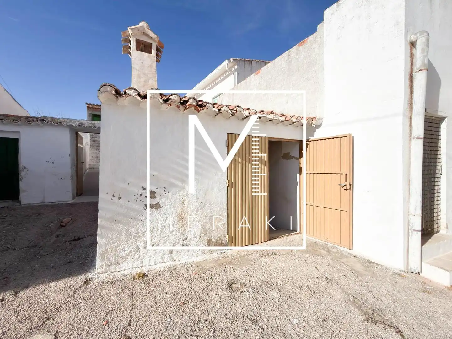 Vista exterior de Casa o xalet en venda en Lezuza amb Calefacció, Jardí privat i Terrassa