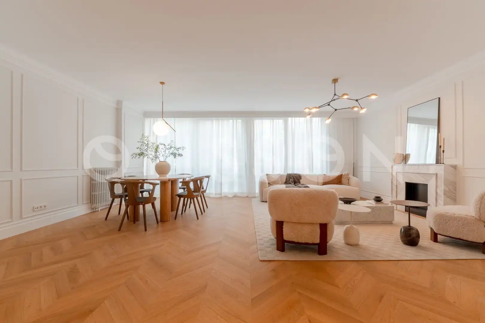 Sala de estar de Piso en venta en Barrio de Salamanca