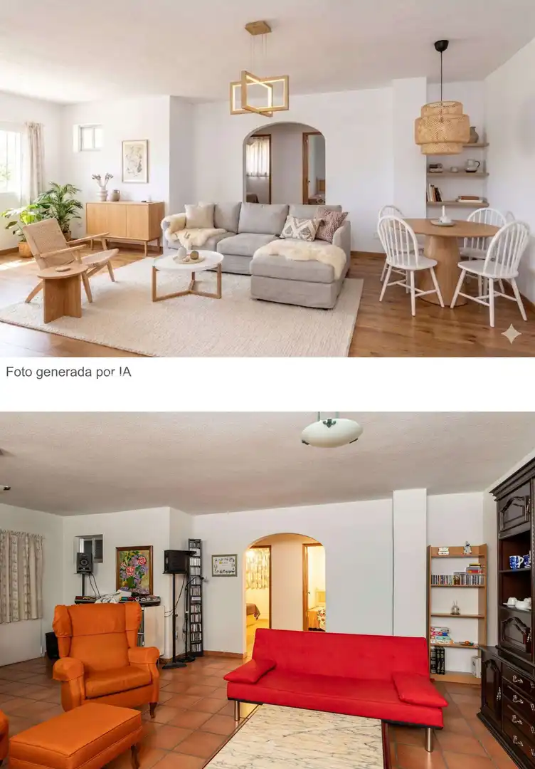 Sala de estar de Casa o chalet en venta en La Moraleja con Calefacción, Jardín privado y Parquet