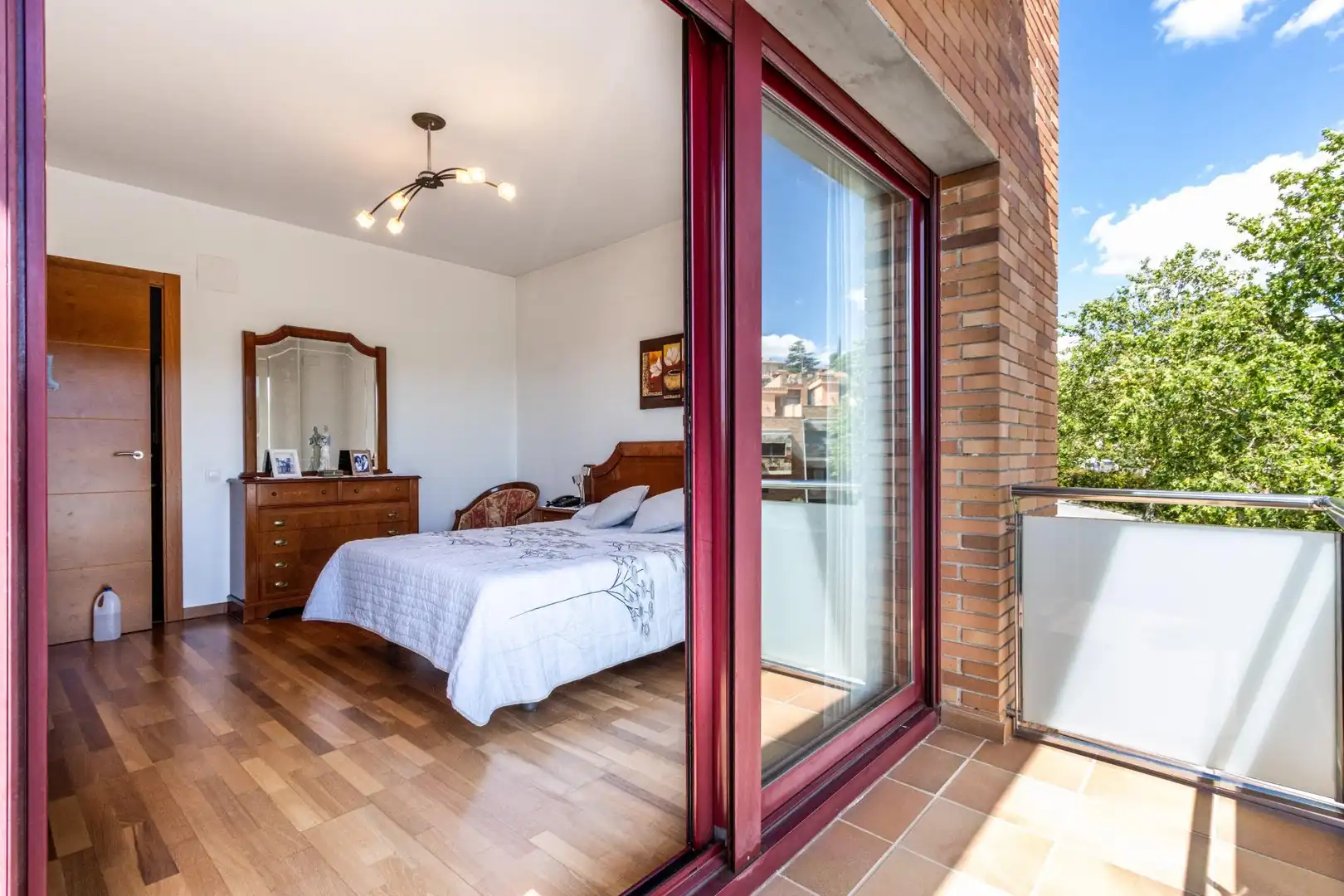 Dormitori de Casa adosada en venda en Castellar del Vallès amb Aire condicionat, Calefacció i Jardí privat