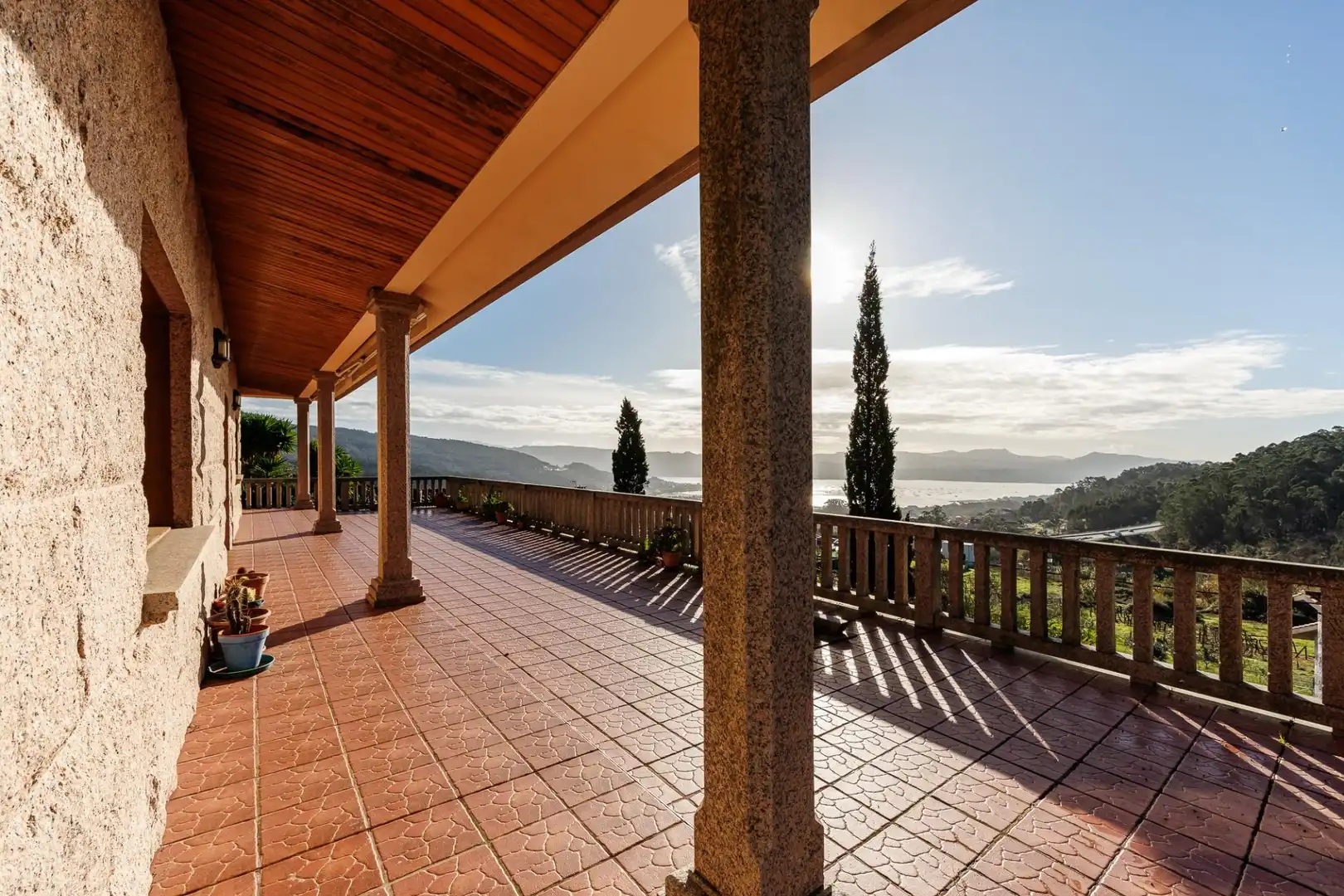 Terrasse von Haus oder Chalet zum Verkauf in Moaña mit Heizung, Abstellraum und Balkon