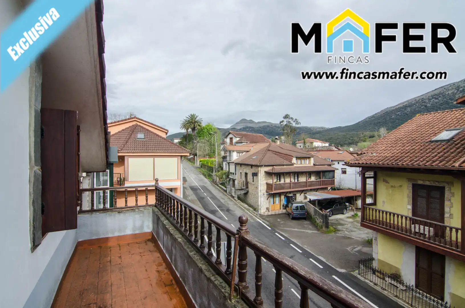 Vista exterior de Casa adosada en venta en Ruesga con Calefacción, Parquet y Balcón