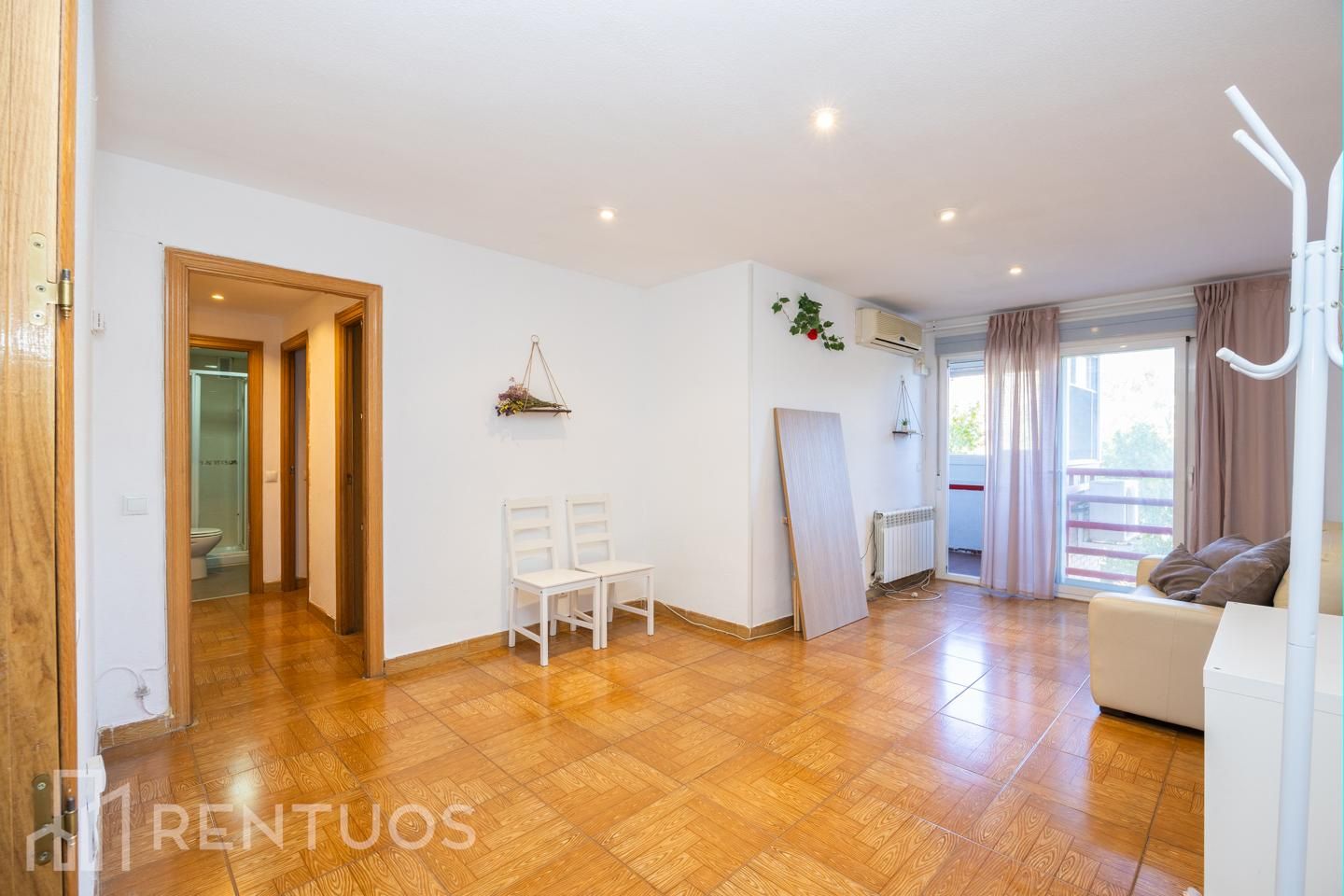 Bedroom of Flat to rent in  Madrid Capital  with Air Conditioner, Heating and Terrace