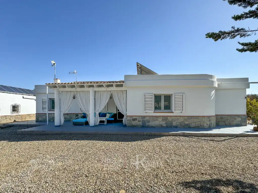 Vista exterior de Casa o chalet en venta en Vera con Aire acondicionado, Jardín privado y Terraza