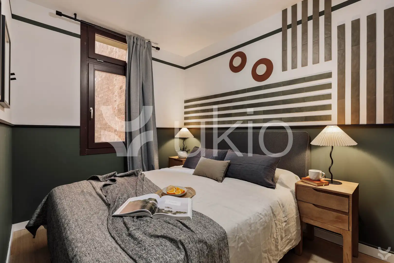 Habitación de Apartamento de alquiler en Barcelona con Aire acondicionado, Calefacción y Amueblado