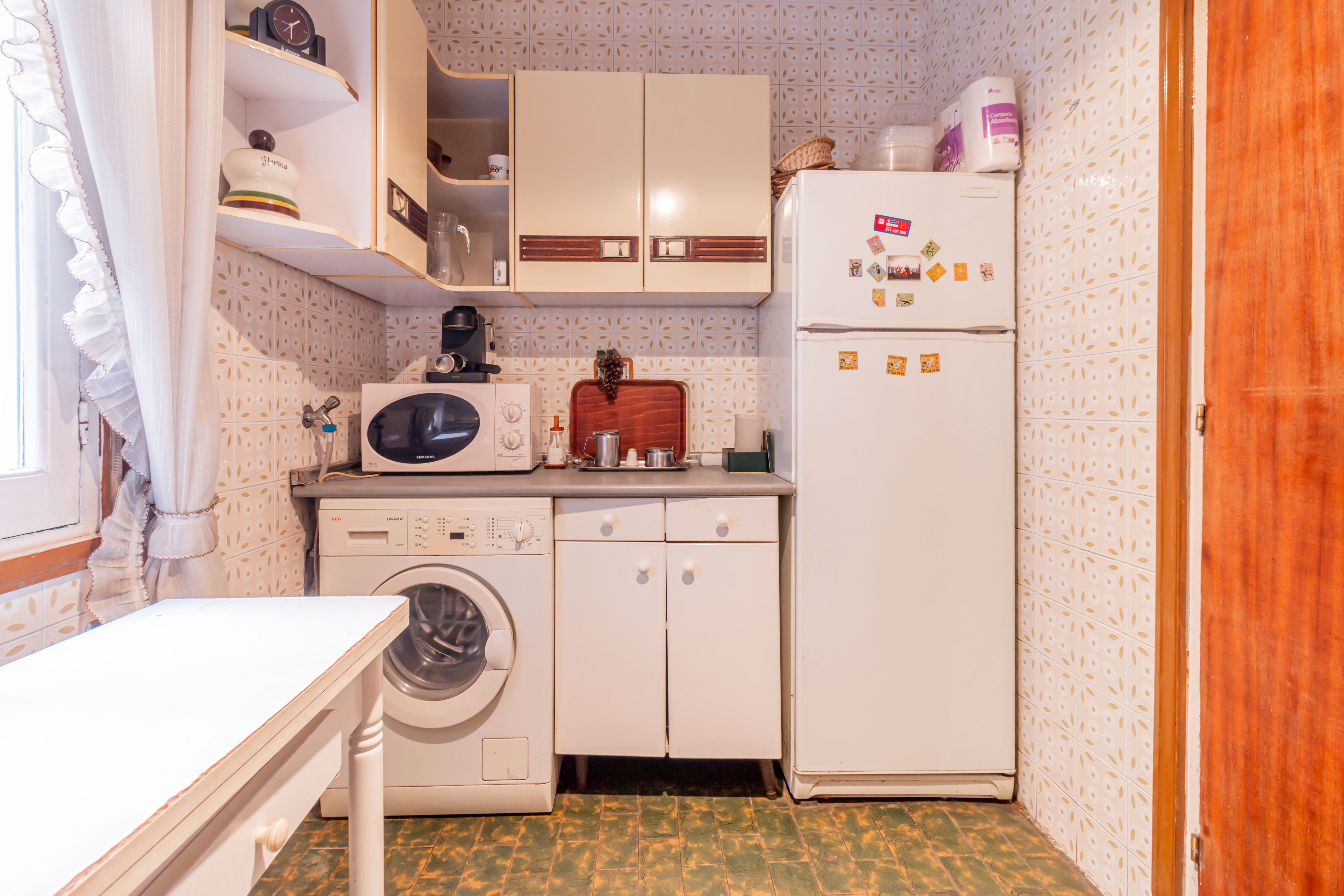 Kitchen of Flat for sale in  Madrid Capital  with Terrace