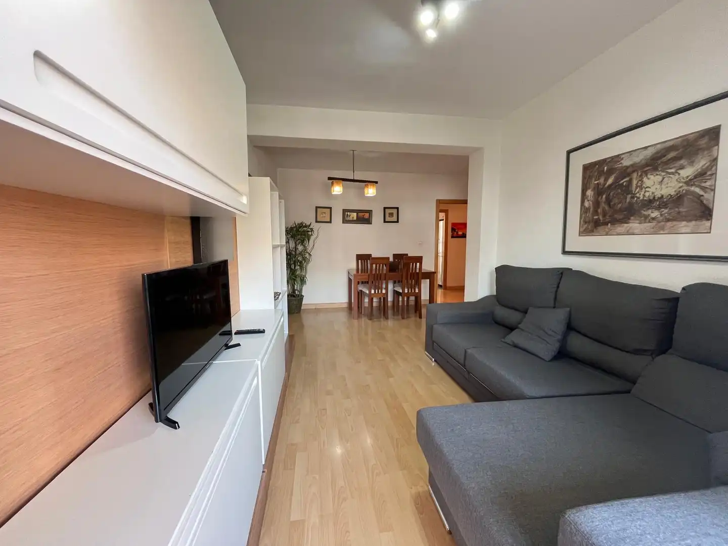 Sala de estar de Piso en venta en Cartagena con Aire acondicionado, Amueblado y Balcón
