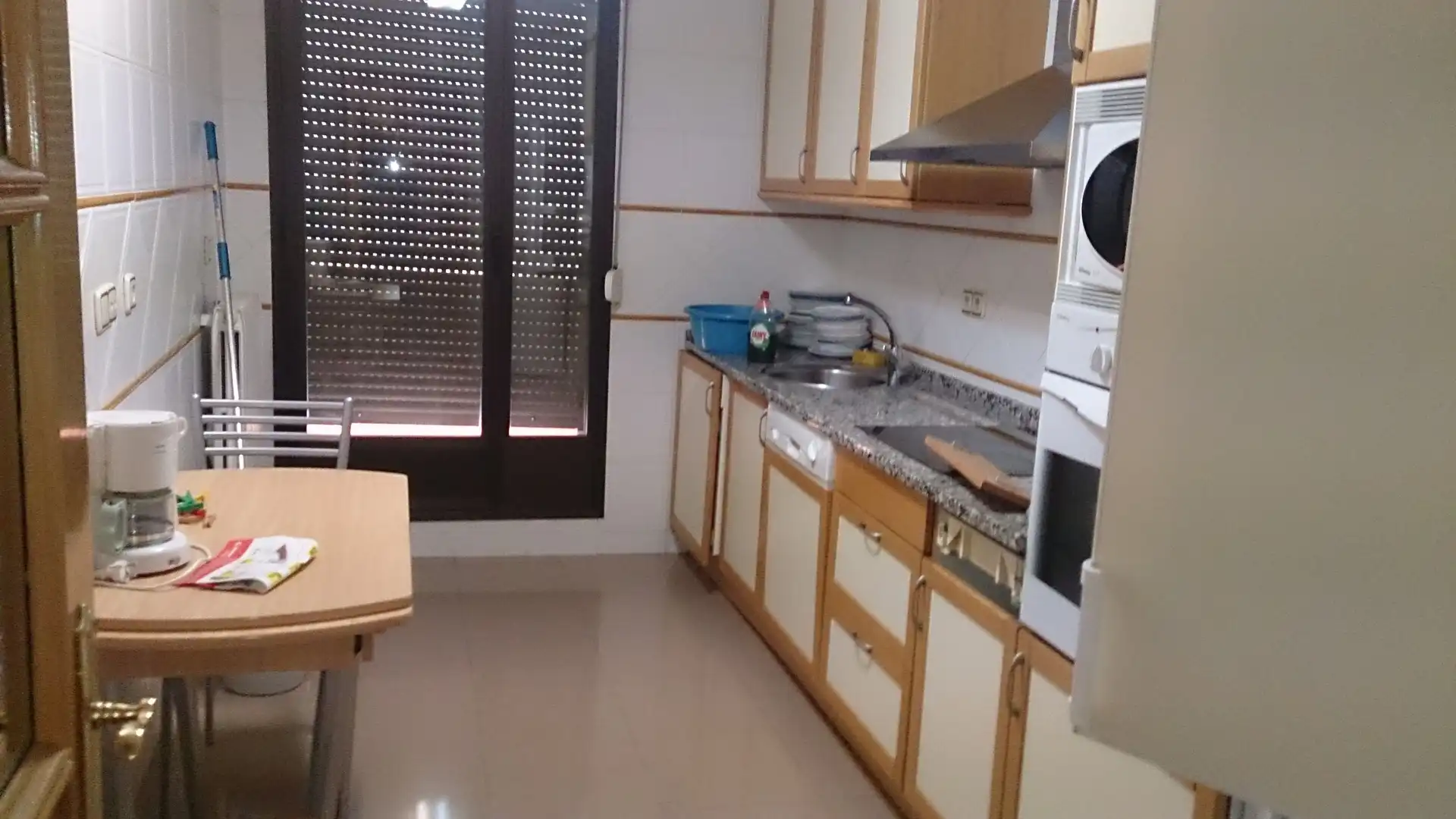 Küche von Wohnung zur Miete in Zaragoza mit Klimaanlage, Heizung und Parkett