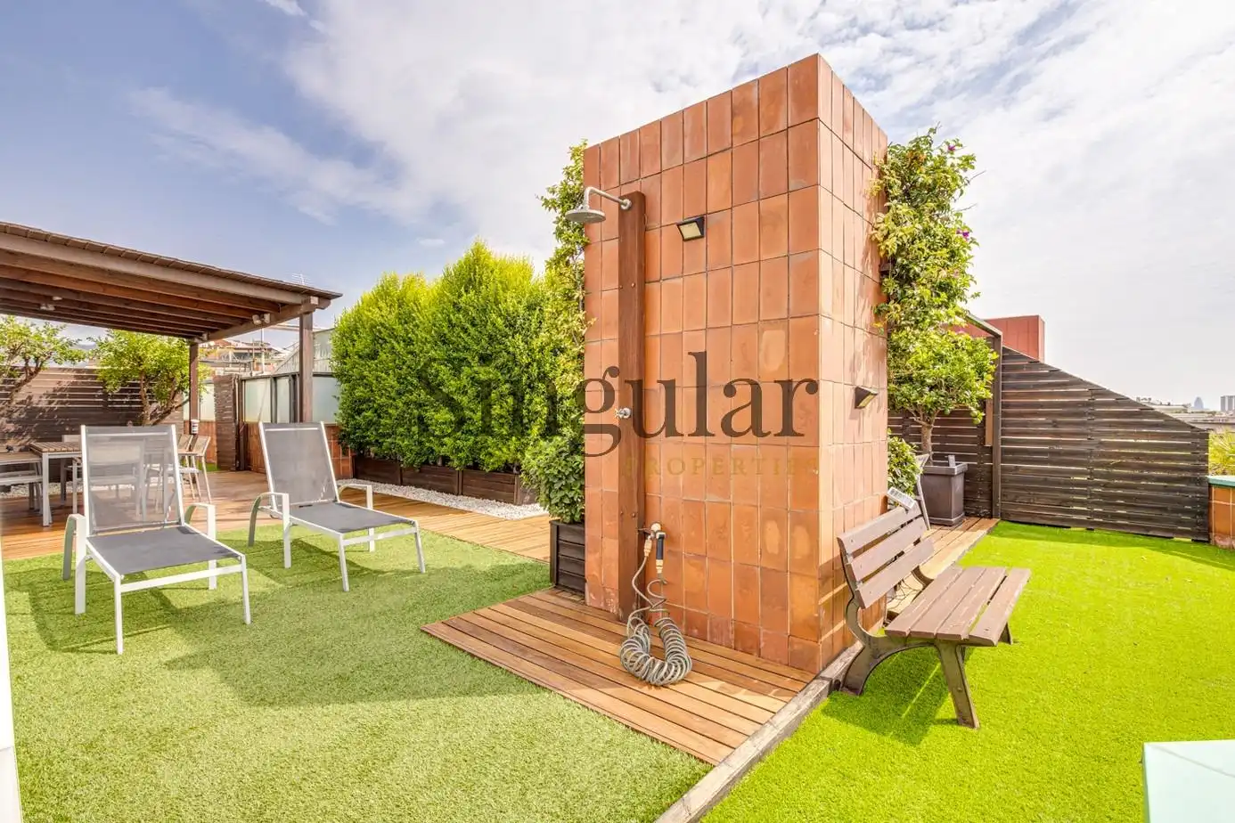 Terraza de Ático en venta en Barcelona con Calefacción, Parquet y Terraza