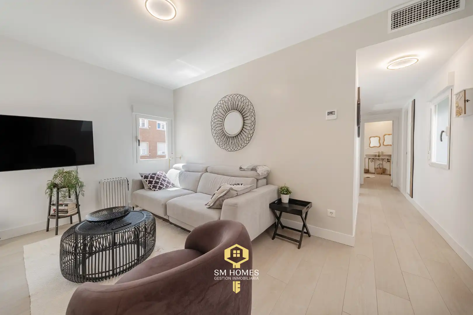 Sala de estar de Piso en venta en Madrid con Aire acondicionado, Calefacción y Amueblado