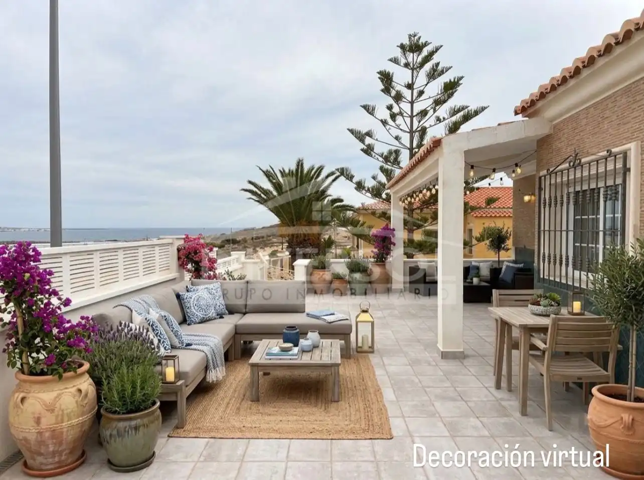 Terraza de Casa o chalet en venta en El Ejido con Jardín privado, Terraza y Trastero