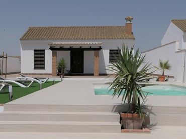 Villa mit Pool zur Miete in Carretera de Barrio Nuevo 380