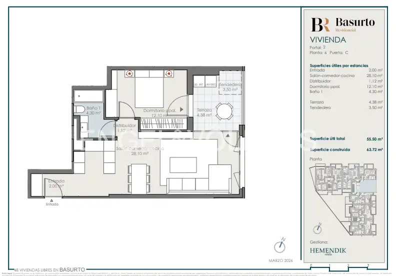 Flat for sale in Bilbao   with Heating, Terrace and Storage room