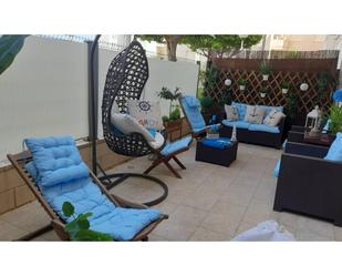 Terrace of Flat to rent in El Campello  with Air Conditioner, Private garden and Swimming Pool