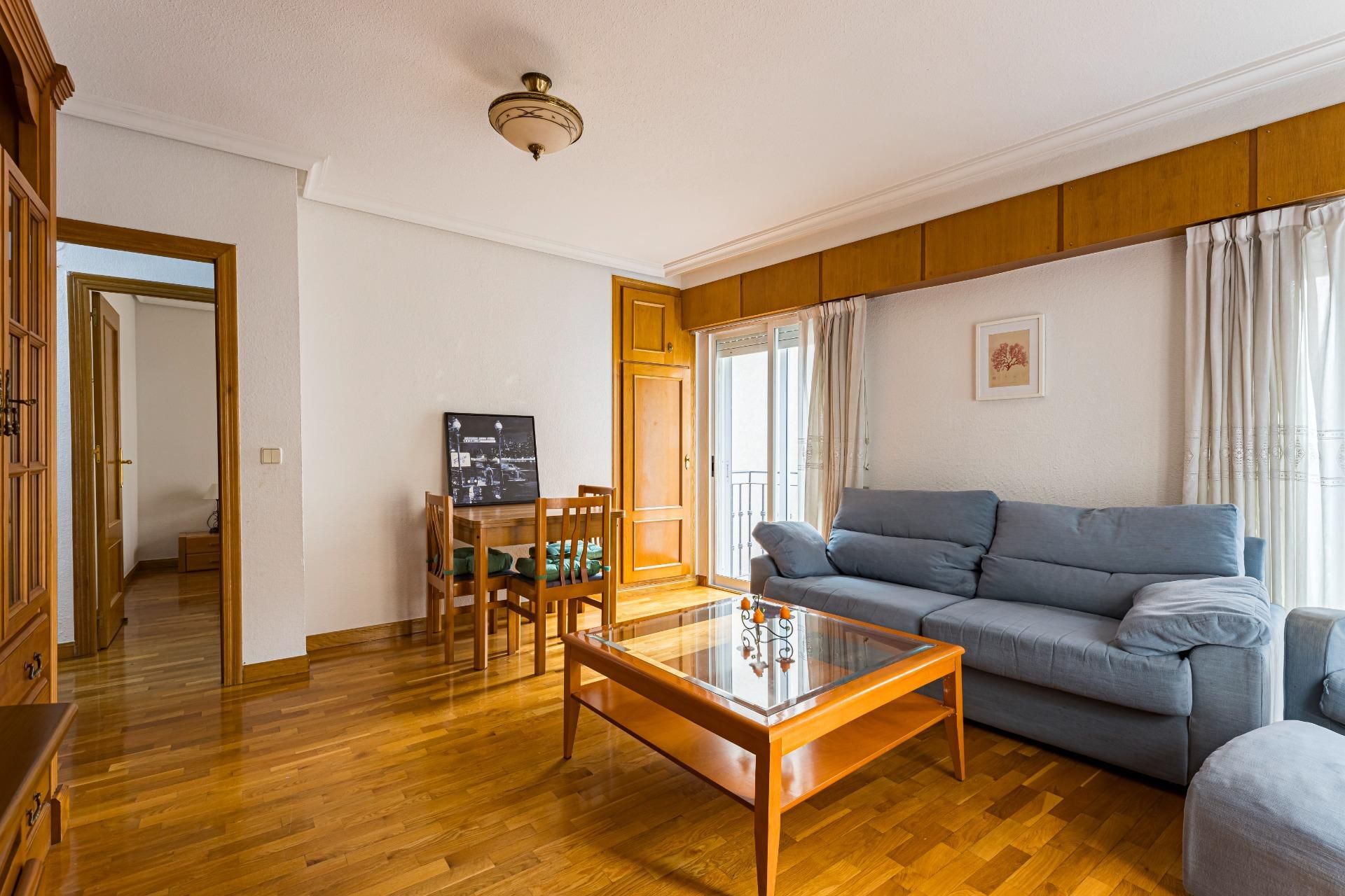 Sala d'estar de Pis en venda en  Murcia Capital amb Aire condicionat, Parquet i Traster