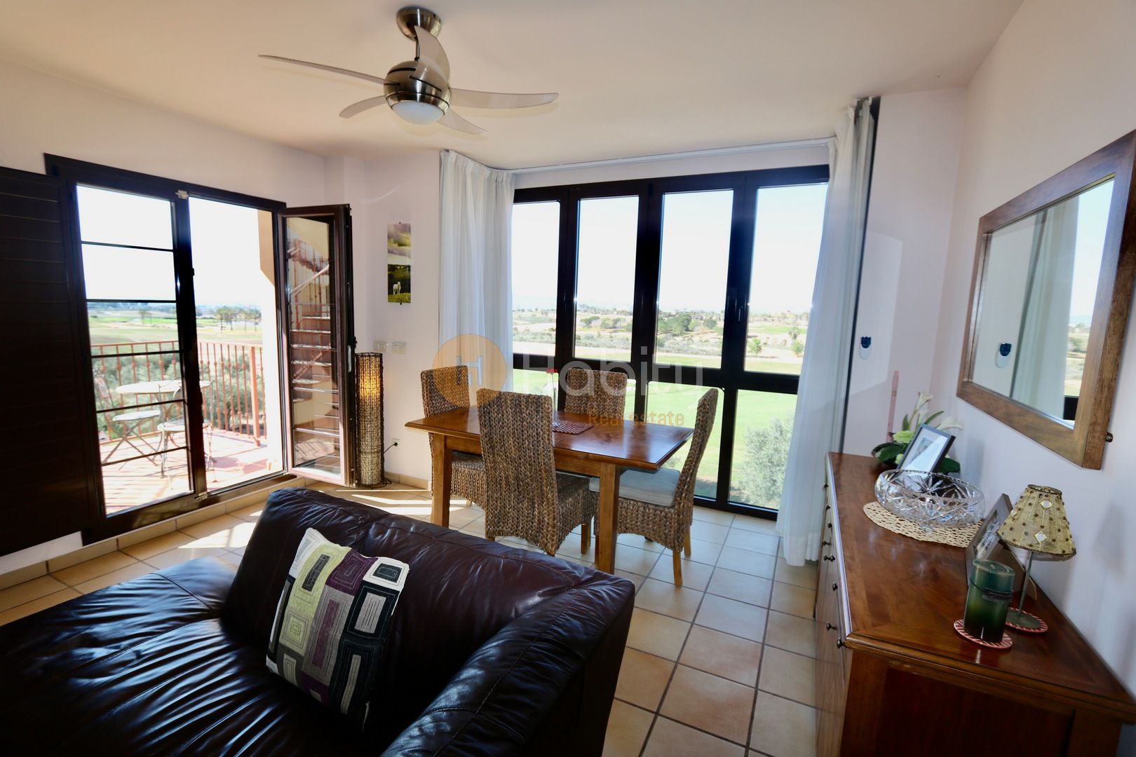Sala d'estar de Àtic en venda en Fuente Álamo de Murcia amb Aire condicionat, Calefacció i Terrassa