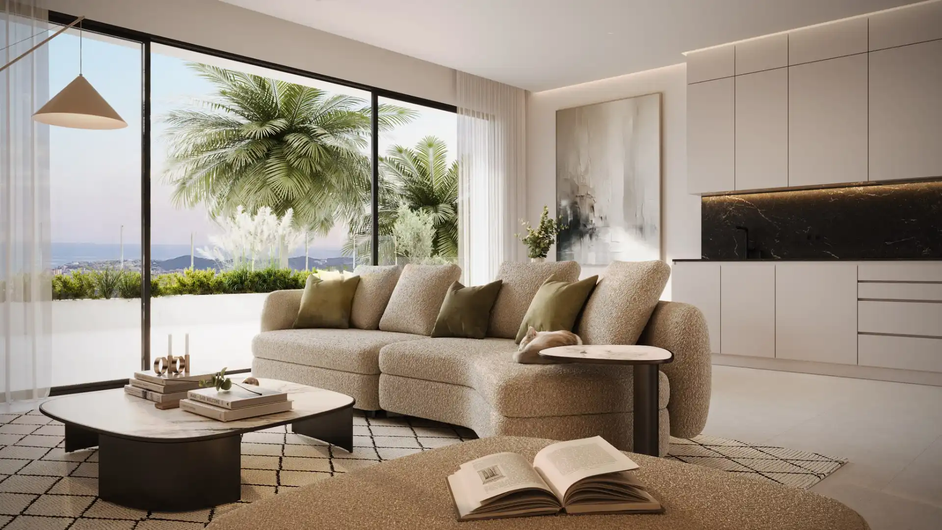 Sala d'estar de Planta baixa en venda en Mijas pueblo