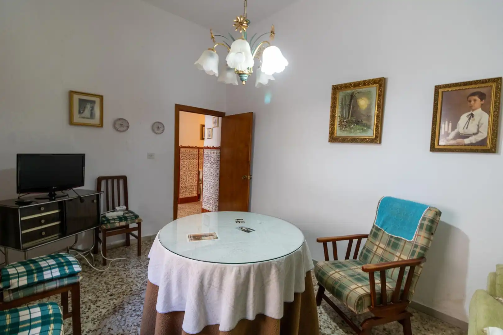 Menjador de Casa o xalet en venda en Alhama de Almería amb Terrassa, Moblat i Alarma