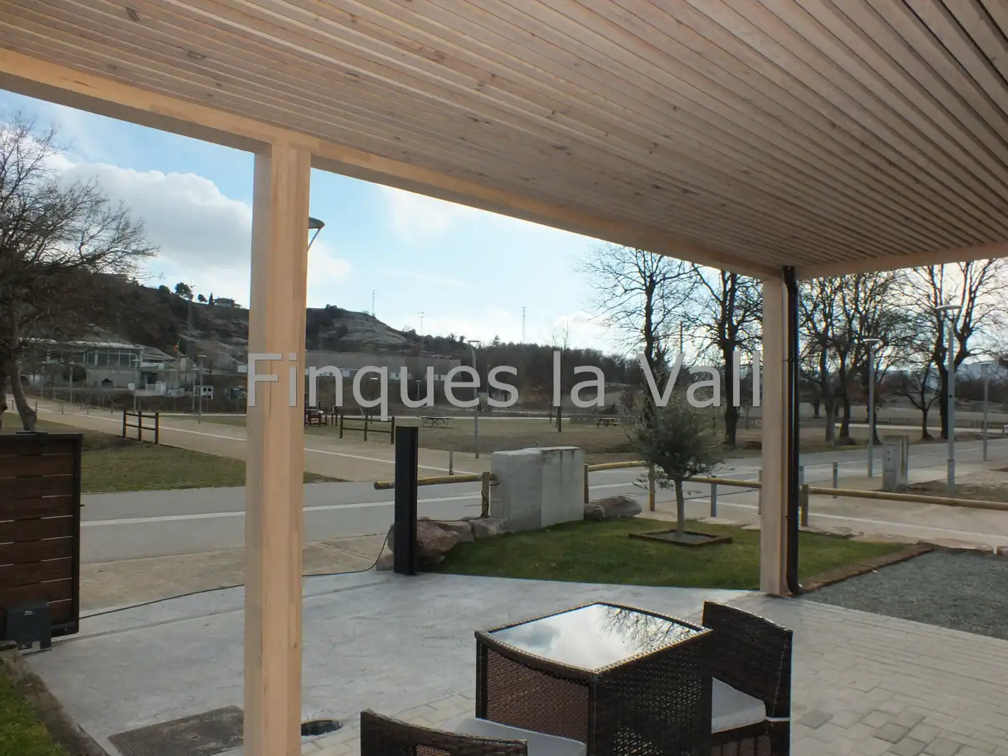 Terraza de Casa o chalet en venta en Santa Eugènia de Berga con Jardín privado, Parquet y Horno