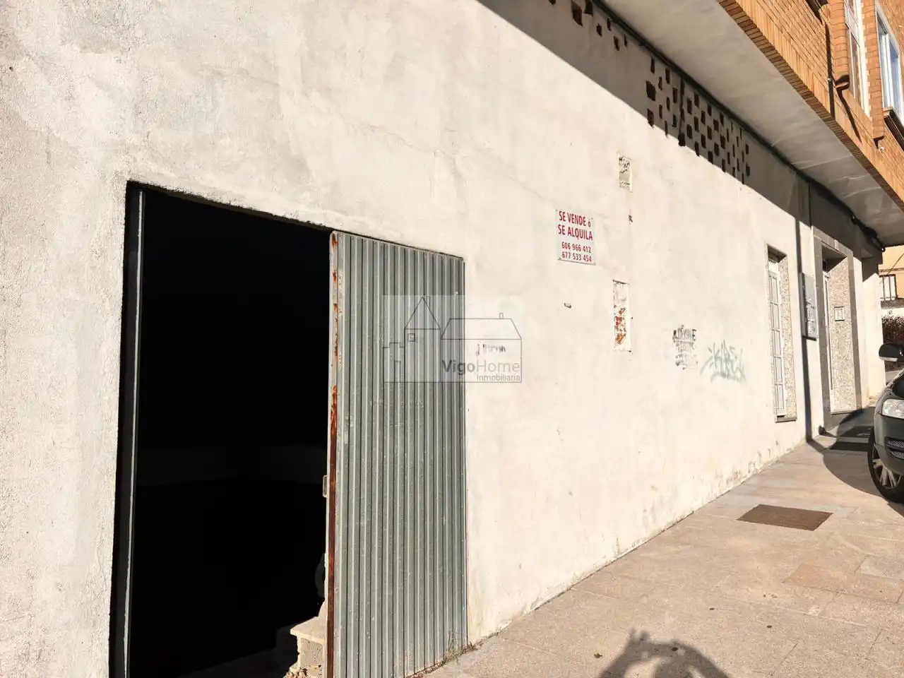 Vista exterior de Planta baja en venta en Vigo  con Calefacción