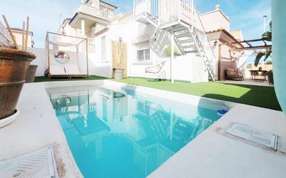 Piscina de Casa o xalet en venda en Santa Pola amb Aire condicionat, Terrassa i Piscina