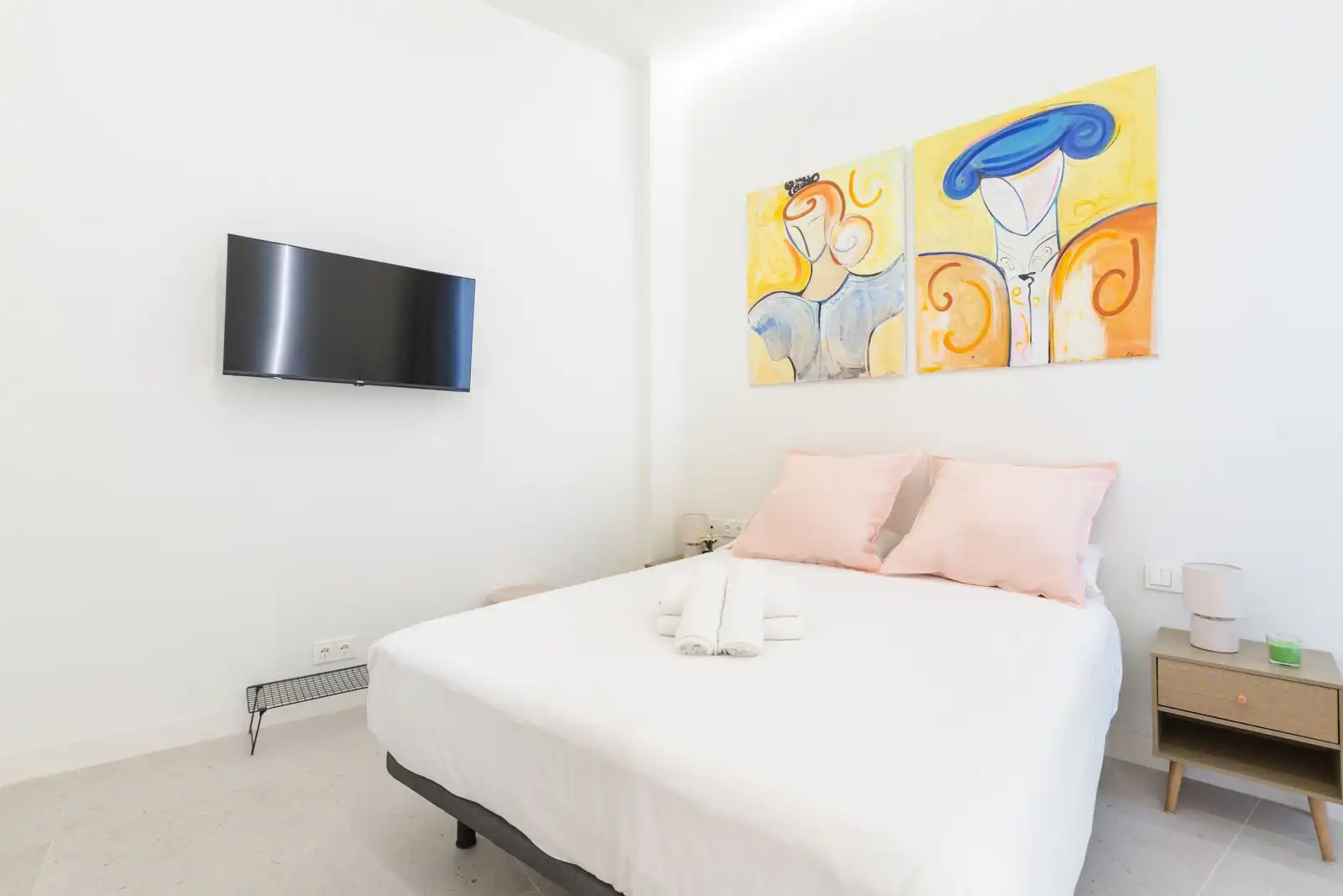 Schlafzimmer von Wohnung zum Verkauf in Málaga mit Klimaanlage, Heizung und Möbliert