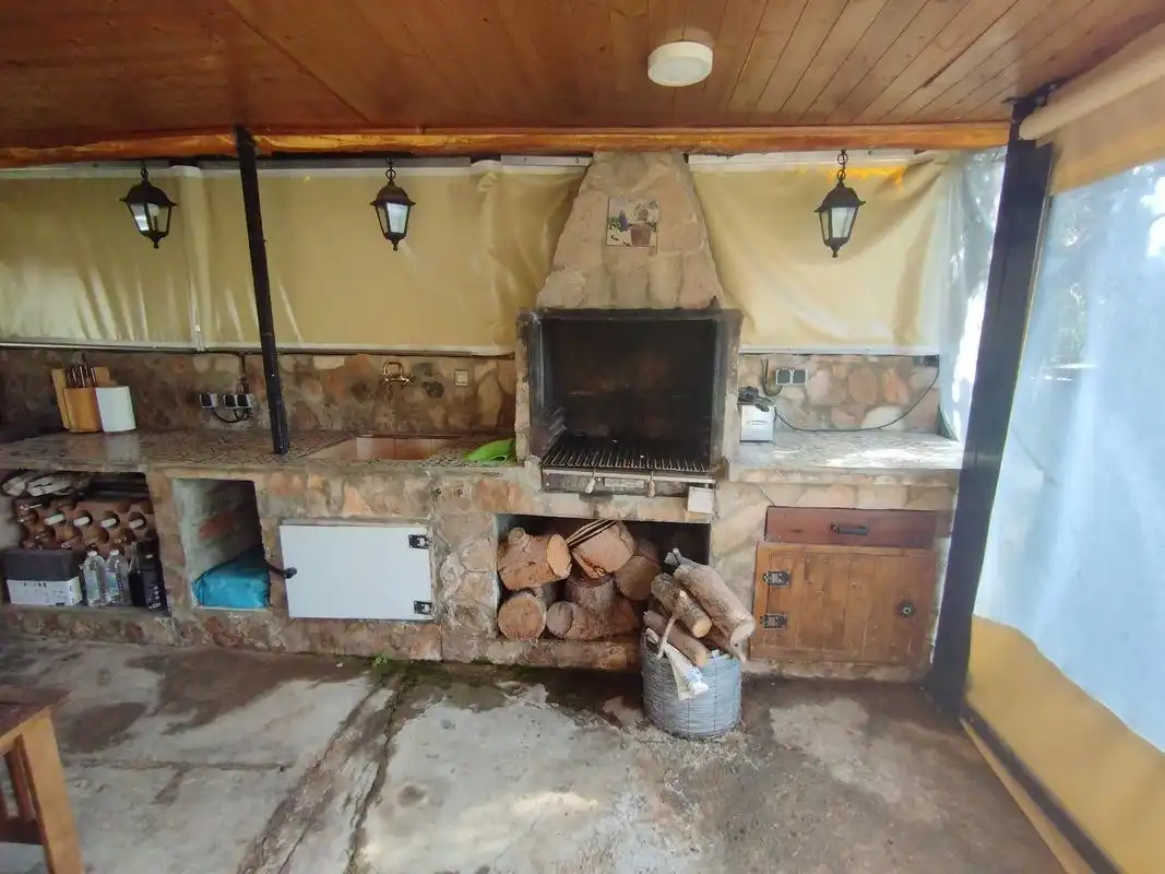 Cocina de Casa o chalet en venta en Muel con Jardín privado y Piscina
