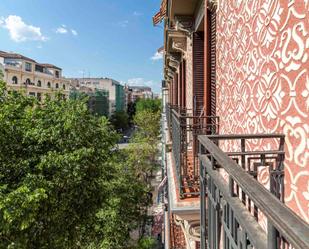 Balcony of Flat to rent in  Madrid Capital  with Air Conditioner, Heating and Terrace