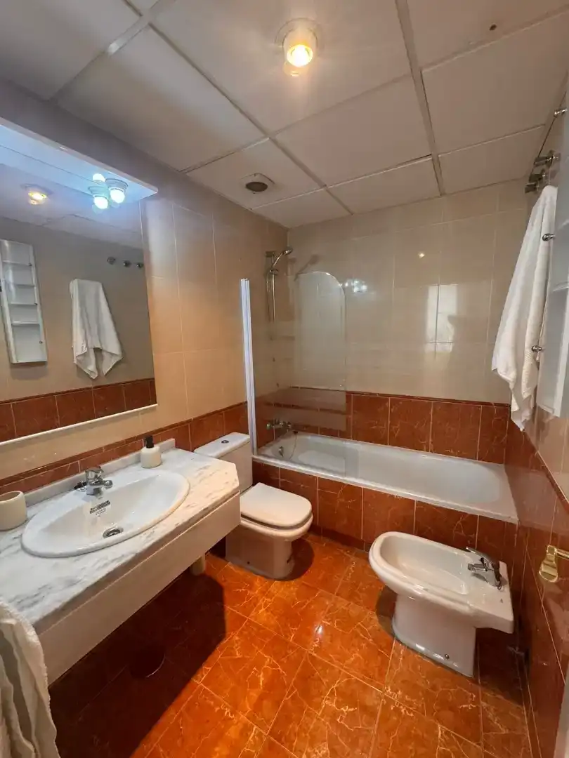 Badezimmer von Wohnung zur Miete in Vícar mit Klimaanlage